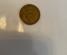1957 Jersian 1/4 shilling