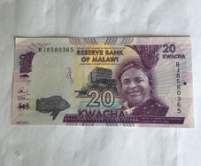 Banknote- Malawi 20 Kwacha