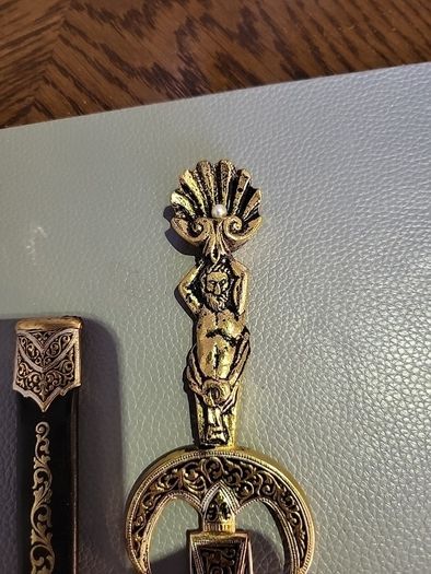 Letter opener damacene style