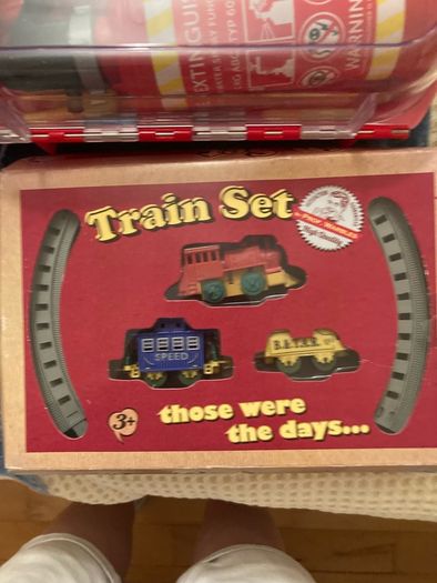 Train Set in Box. A Small Set .