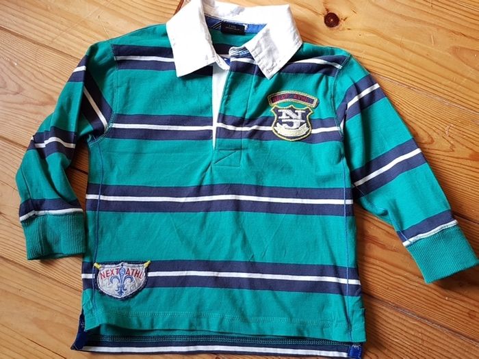 NEXT Green Rugby Shirt