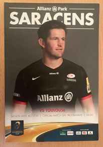 2015 Saracens v Toulouse - European Rugby Champions Cup Programme