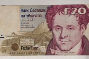 Ireland 1999 20 Pounds Banknote Note Daniel O'Connell