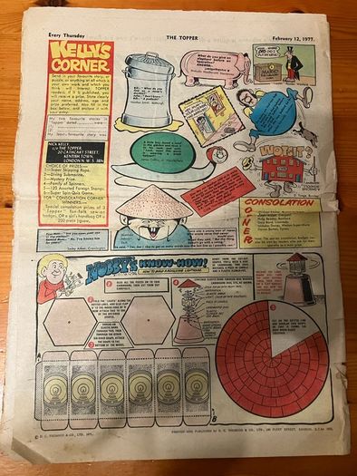Comic: 'The Topper' no. 1254 (12th February 1977)