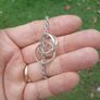 sterling silver rope necklace Image 3