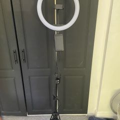13" Ring Light with Tripod Stand & Phone Holder, LED Ring Light for Phone with 3 Light Color Temperatures, 12 Brightnesses, 48 RGB Light Modes