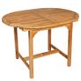 5 Piece Garden Dining Set Solid Teak Wood Image 4
