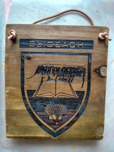 Roscommon Football GAA Team Crest for All Ireland Laser Engraved Gift Idea