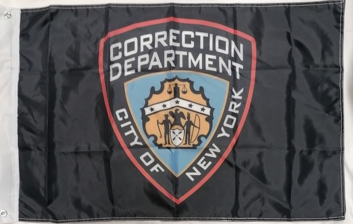 City of New York Correction Department Flag 3ft x 2ft.