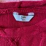 Brand new with tag Girls Burgundy Knitted Dress / Tunics Image 3