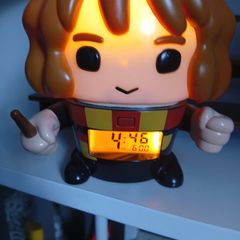 BulbBotz HARRY POTTER Alarm Clock Hermione Granger Kids Night Light LCD 5.5"