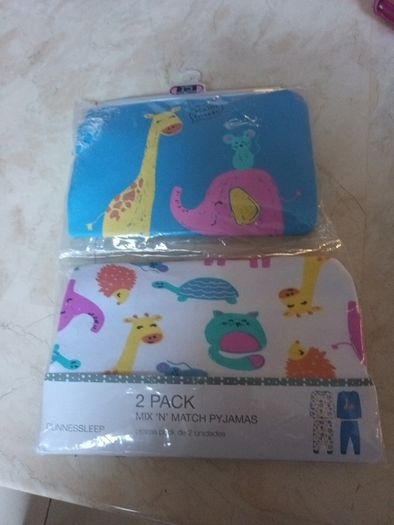 Dunnes  Stores  2 Pack Pyjamas.   Age 2-3 Years.  B.N.W.T