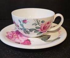 Roy KIRKHAM Fine Bone China Cappuccino Cup and Saucer
