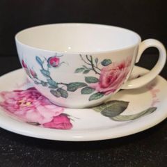 Roy KIRKHAM Fine Bone China Cappuccino Cup and Saucer