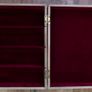 Vintage Wooden case for military medals, display case, lined with velvet 15" x 14" Image 7