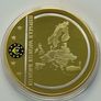 Gold Plated 100 euro Banknotes of Europe commemorative  XL size 133grams Image 2