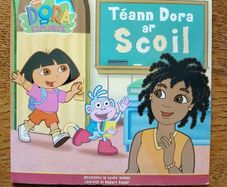 Dora the Explorer Irish language kids book Gaeilge