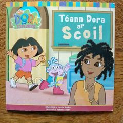 Dora the Explorer Irish language kids book Gaeilge