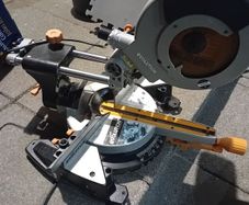 Evolution sliding mitre saw