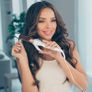 NEW SALE | Pro Curling Tongs 34mm Ceramic Curling Wand for Short to Long Hairstyles - Easy to Use Hair Curler - 100 C -200 C Temperature Image 5
