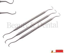 3x Jaquette Scaler U15/30 Double Ended Scaler Dental Lab Set of 3 New Instruments
