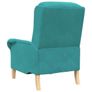Armchair Turquoise Velvet Image 6