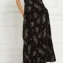 Gallery Black Velvet Dress  with silver embellishments Image 8