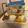 Rare Vintage Sylvanian Ceramic Bath and Shower Set Image 3