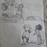 vintage large colouring/story book 60 yrs old Image 3