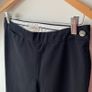 British India Black Cotton Trousers Image 2