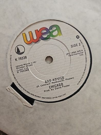 Chicago 7" (Irish) - Love Me Tomorrow