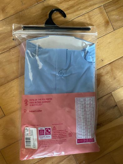 school shirts light blue 8-9 new