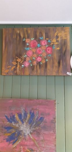Original hand painted picture on canvas.