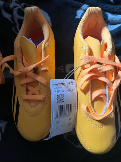 adidas X Speedportal tf football shoes size 33