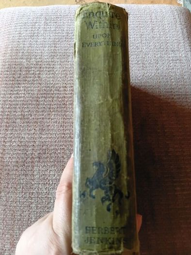 1923 Enquire Within upon Everything. Herbert Jenkins Ltd. Antique. Life.