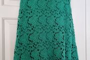 Zara Applique Green Skirt