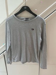 Grey Tommy Hilfiger Long sleeved top