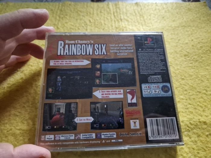 Rainbow Six Tom Clancy s PlayStation1 Ps1 PlayStation2 Ps2 Games Original