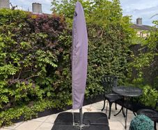 Large parasol with base