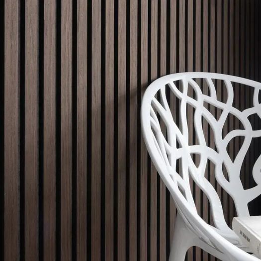 Acoustic Slat Wall Panel Wenge 240x60cm