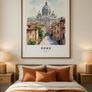 Rome Wall Art Print, Travel Poster Image 3