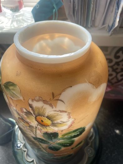Beautiful Antique Opaline Vase