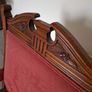 antique victorian armchair easy chair Image 7