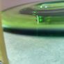 Lovely Green Handmade By maria vinka Nite Light Candle Holder. Image 3