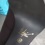 beautiful rhinestones zip front black boots size 41 Sergio todzi Image 5