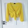Yellow Crop Top from Topshop Size 8 Image 3