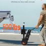 Trailer Dolly, 500lbs Tongue Weight Capacity, 13 inch-23.2 inch Height Adjustable Trailer Mover Dolly, 9-inch Pneumatic Rubber Tire, Manual or Electric Wrench Drive, for Moving RV Trailer Image 3