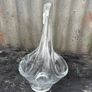 Vintage Murano Swan Vase Hand Blown Art Glass Bowl c1960s Image 3