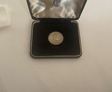 Uncirculated 1966 Padraig Pearse 10 Shillings Irish .833 Silver Coin Original
