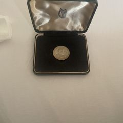 Uncirculated 1966 Padraig Pearse 10 Shillings Irish .833 Silver Coin Original